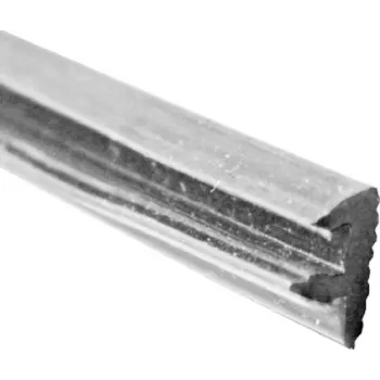 Zábradlí Těsnění skla 12,00-21,52, 2500mm, interiér - šedá