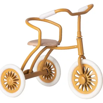 Dětská tříkolka Maileg Tříkolka pro myšky Ocher Maileg Abri á Tricycle Mouse