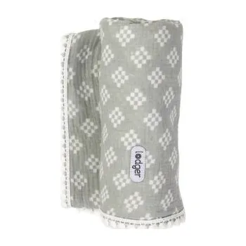 Lodger Swaddler Tribe Muslin - Silt Green