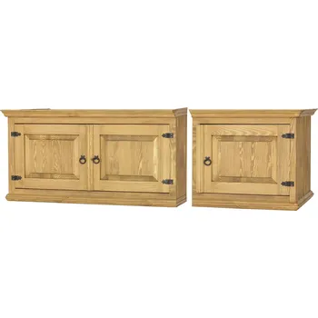 Drewmax Voskovaný skříňový nástavec SF705/II z masivního dřeva pacyg