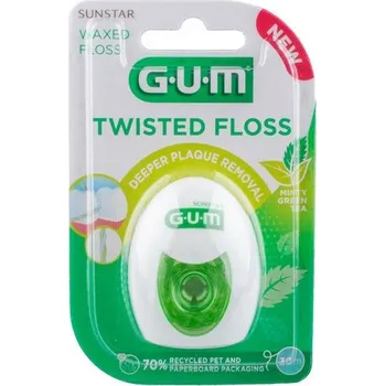 Zubní nit GUM Twisted Floss voskovaná zubní nit 30 m