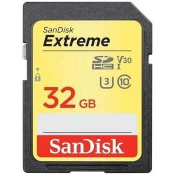 Paměťová karta SanDisk SDHC karta 32GB Extreme (100 MB/s Class 10, UHS-I U3 V30)2-pack