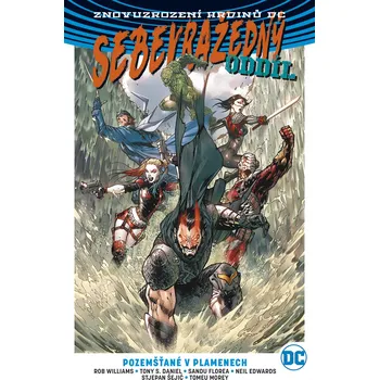 Komiks pro dospělé Znovuzrození hrdinů DC: Sebevražedný oddíl 4: Pozemšťané v plamenech (klasická obálka)