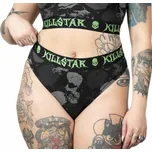 kalhotky dámské KILLSTAR - Tzompantli - Black - XL