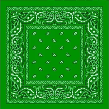 Blingstar Bandana šátek - Green - 55 x 55 cm - zelená - B164