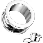 Atreya Titanový šroubovací tunel do ucha s vnějším závitem Velikost: 25 mm