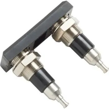 Měřicí kabel Pomona Electronics 73101-0 Panelové Double 4 mm banánkový konektor černá