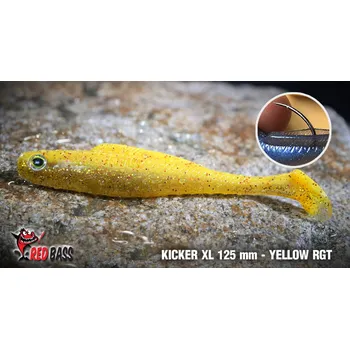 Umělá nástraha Ripper REDBASS KICKER XL - 125 mm - Yellow RGT