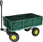 tectake 400973 zahradní vozík zelený