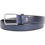 Lindenmann Pánský kožený opasek Lindenmann 21000425 modrý