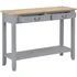 Konzolový stolek Konzolový stolek 249902 110 x 35 x 80 cm šedý