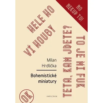 Kniha Bohemistické miniatury - Milan Hrdlička (E-Kniha)