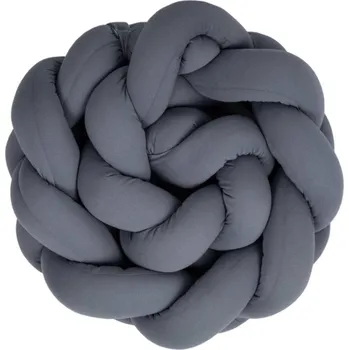 Příslušenství pro dětskou postel a kolébku Vyrobeno v EU Copánkový mantinel 210 cm barva: šedá