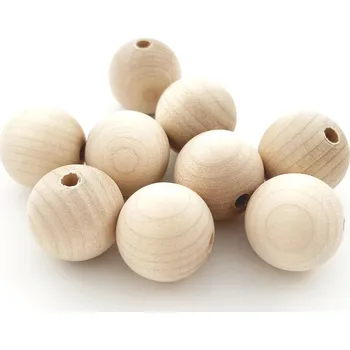 Dětské navlékací korálky Dřevěné korálky 25 1 ks