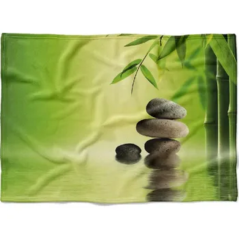 deka Deka Bambus s kameny 150x120 cm (Rozměr : 150 x 120 cm, Podšití beránkem: NE)