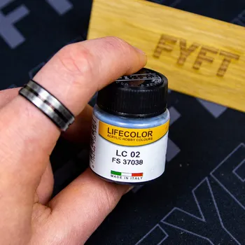 Lak LifeColor LC02 Basic Matt Black 22ml