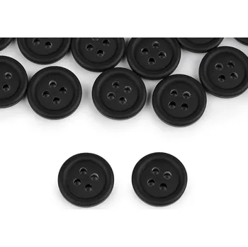 Knoflík Knoflík oblekový velikost 24", 32", barva 7/24" (133) černá mat