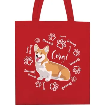 Nákupní taška Nákupní taška unisex s potiskem Corgi