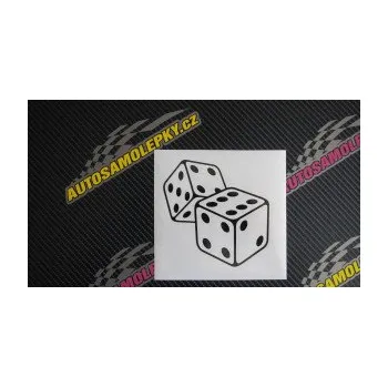Samolepící dekorace Kostky 003 levá hrací kostky (12 - zelená) SAMOLEPKA NA AUTO, NÁLEPKA, FÓLIE, POLEP, TUNING, VLASTNÍ TEXT, TISK, AUTOSAMOLEPKY.cz, POLEPY, OBRÁZEK, LOGO, 3D STICKERS