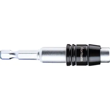 Bit Držák hrotů do vrtačky, 1/4"x60mm, Quick-Lock, CrV Fortum 4743202