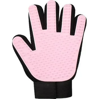 Kartáč pro zvířata Merco Pet Glove vyčesávací rukavice růžová