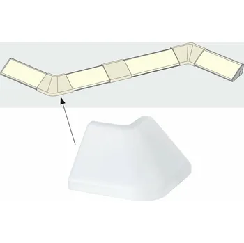 LED páska Paulmann Delta Profil roh 2ks balení satin, plast 702.65 P 70265