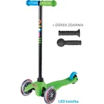 Micro - Mini Classic Green LED - Dětská koloběžka