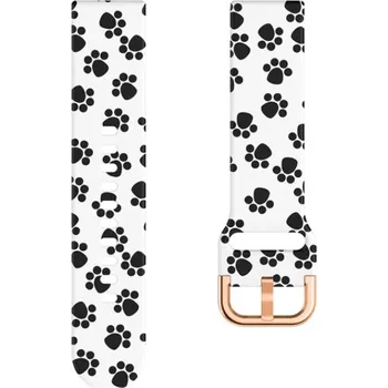 Příslušenství k chytrým hodinkám eses Sportovní silikonový řemínek - Tlapky, 20 mm