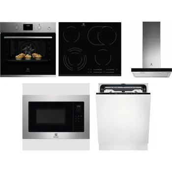Set domácích spotřebičů ELECTROLUX KODGH70TX + ELECTROLUX EHF6547FXK + ELECTROLUX LFT766X + ELECTROLUX EMS4253TEX + ELECTROLUX EEM69410L