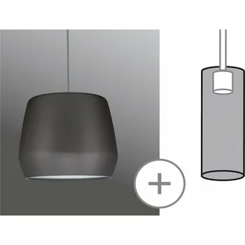 Bodové svítidlo Paulmann URail 2Easy kovový širm Pirm šedá mat max. 20W 954.40 P 95440