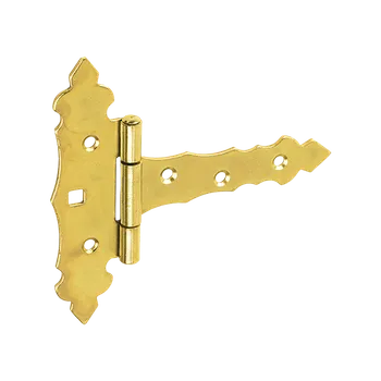 Stavebniny DOMAX ZOB 100 Ozdobný bránový závěs ZNZ 75x35x130x2,0 žlutý