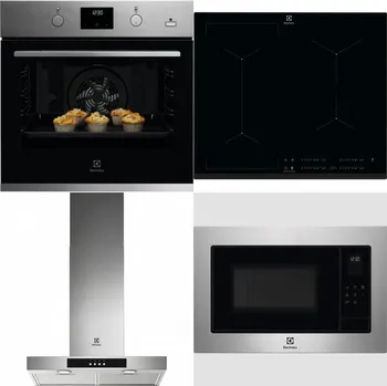 Set domácích spotřebičů ELECTROLUX KODGH70TX + ELECTROLUX EIV634 + ELECTROLUX LFT426X + ELECTROLUX EMS4253TEX