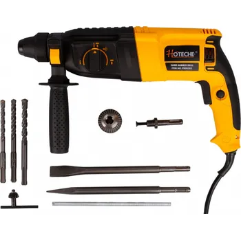 Vrtačka Kombinované kladivo v kufru s příslušenstvím, 800 W - HTP800305