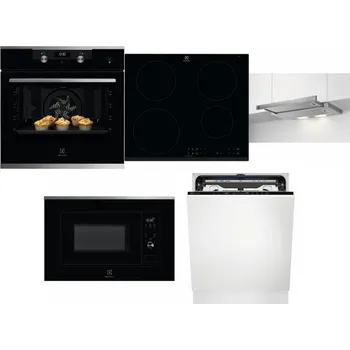 Set domácích spotřebičů ELECTROLUX KODEH70X + ELECTROLUX LIR60430 + ELECTROLUX LFP326S + ELECTROLUX LMS2203EMX + ELECTROLUX EEM69410L