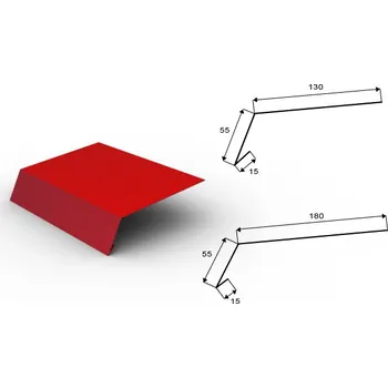 Blachdom Okapní lišta Omak PE lesk Barva krytiny: Zelená mechová RAL 6005