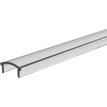 LED páska Light Impressions Reprofil kryt F-01-08 čirá 95% průhlednost 1000 mm 983500