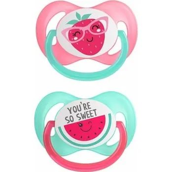 dudlíky Sada 2 ks symetrických dudlíků, 0 - 6 m, Canpol Babies - So Cool