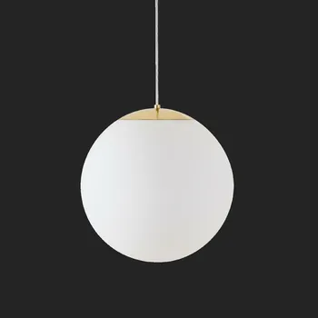 OSMONT ISI72237 ISIS S3 PM HP závěsné plastové svítidlo mosaz leštěná / bílá IP40 3000 K 52W LED nouzové kombinované 3 h