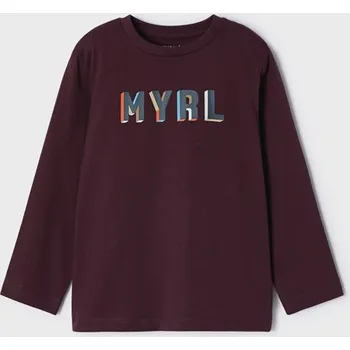 Chlapecké tričko Mayoral tričko 173 - 46 zelené, vínové barva: vínová, Rozměr: 116