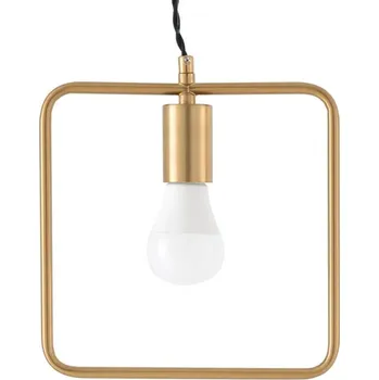 Mosazné kovové závěsné světlo Somcasa Hedra 23 cm