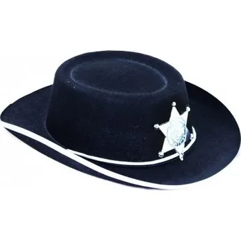 Karnevalový doplněk Klobouk kovbojský - hvězda (dětský)