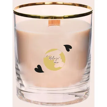 Svíčka Svíčka se stíracím losem - MILUJI TĚ SRDCE