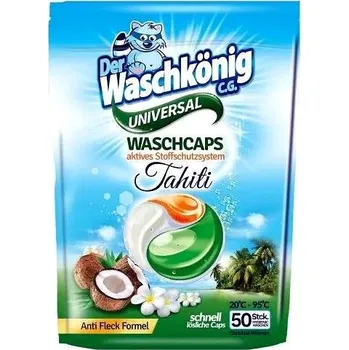 Tableta na praní Der Waschkönig Triocaps Tahiti Universal kapsle na praní 50 ks
