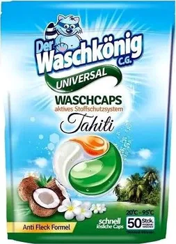 Tableta na praní Der Waschkönig Triocaps Tahiti Universal kapsle na praní 50 ks