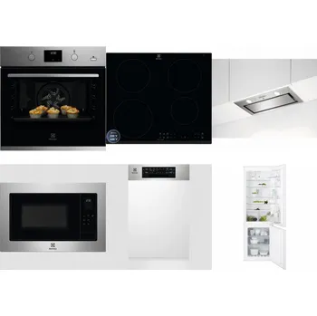 Set domácích spotřebičů ELECTROLUX KODGH70TX + ELECTROLUX LIR60433B + ELECTROLUX LFG716X + ELECTROLUX EMS4253TEX + ELECTROLUX EEM43300IX + ELECTROLUX ENT6TF18S