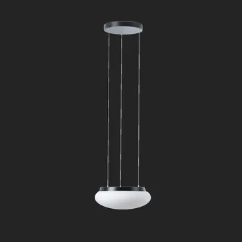 OSMONT ARA71374 ARAKIS LE2 závěsné skleněné svítidlo černá / bílá IP40 3000/4000 K 19W LED DALI
