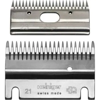 Úprava srsti hospodářského zvířete Sada nožů Heiniger Standard 21/23 pro stříhací strojky na koně Heiniger, Zipper Clipper