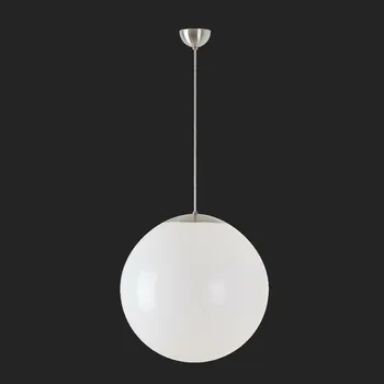 OSMONT ISI66261 ISIS S4 závěsné plastové svítidlo nerez broušená / bílá IP40 3000 K 41W LED nouzové kombinované 3 h