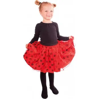 Karnevalová maska Kostým karnevalový - dětský TUTU sukně beruška s puntíky
