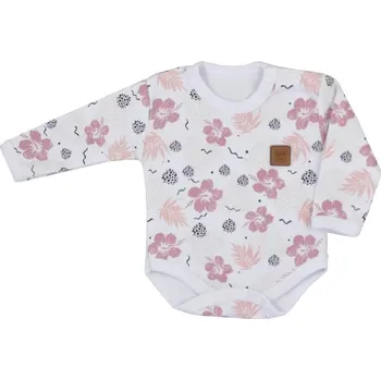 Kojenecký body Kojenecké body s dlouhým rukávem Koala Flowers 68 (4-6m)
